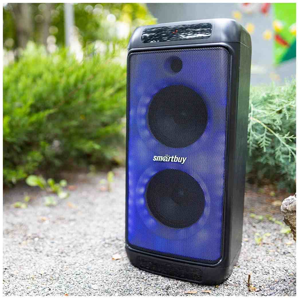 картинка Портативная колонка SmartBuy 5190 Flamer, 60Вт, Bluetooth, USB, радио, microSD, AUX, черный, SBS-5190 от магазина Альфанит в Кунгуре
