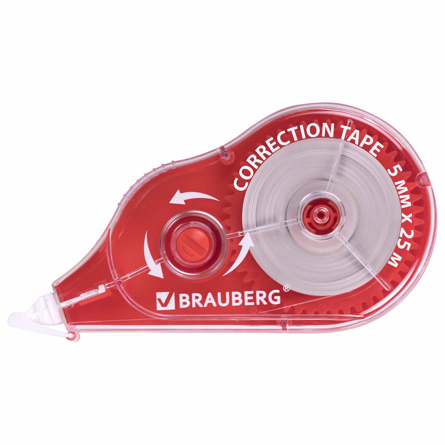 картинка Корректирующая лента, 5мм*25м, красный, "Maxi Plus", BRAUBERG, 272501 от магазина Альфанит в Кунгуре