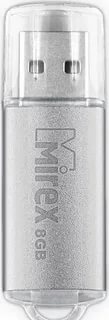 картинка Флеш-диск Mirex 8 GB USB 2.0, Unit, серебро металл, 13600-FMUUSI08 от магазина Альфанит в Кунгуре