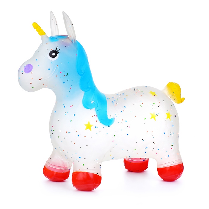 картинка Игрушка-прыгун, 35 см, ассорти, с рогами, "Лошадка", 00-2040 от магазина Альфанит в Кунгуре