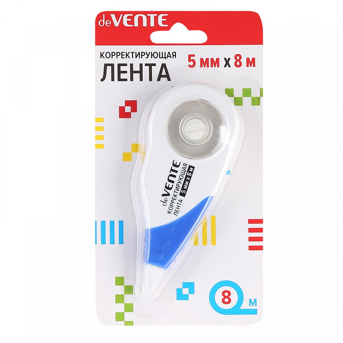 картинка Корректирующая лента, 5мм*8м, deVente, 4062201 от магазина Альфанит в Кунгуре