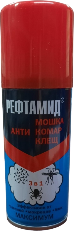 картинка Аэрозоль, 100 мл, от укусов насекомых, "Максимум", Рефтамид  от магазина Альфанит в Кунгуре