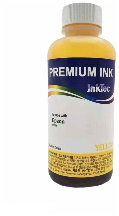 картинка Чернила 100 мл, Yellow, Premium Ink, InkTec, E0017 для L800 T6731/T6741 от магазина Альфанит в Кунгуре