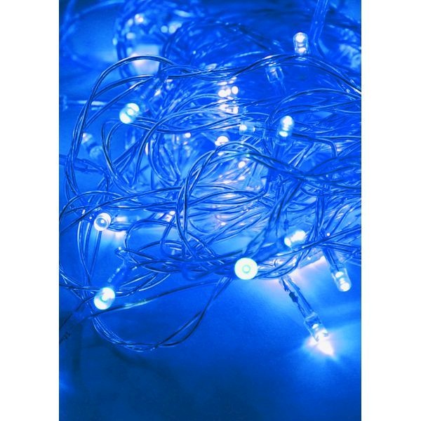 картинка Гирлянда нить, 6,5 м, 8 режимов, синий, 50LED, Космос, KOC_GIR50LED_B от магазина Альфанит в Кунгуре