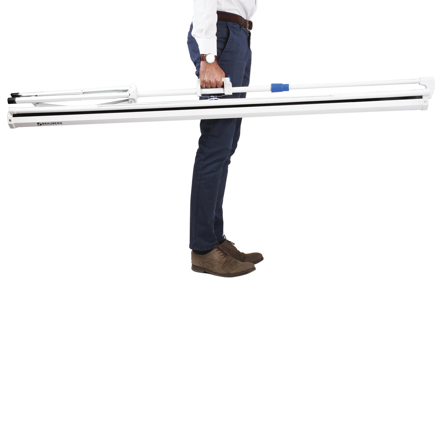 картинка Экран проекционный на треноге, 150*200 см, матовый, 4:3, "TRIPOD", BRAUBERG 236732 от магазина Альфанит в Кунгуре