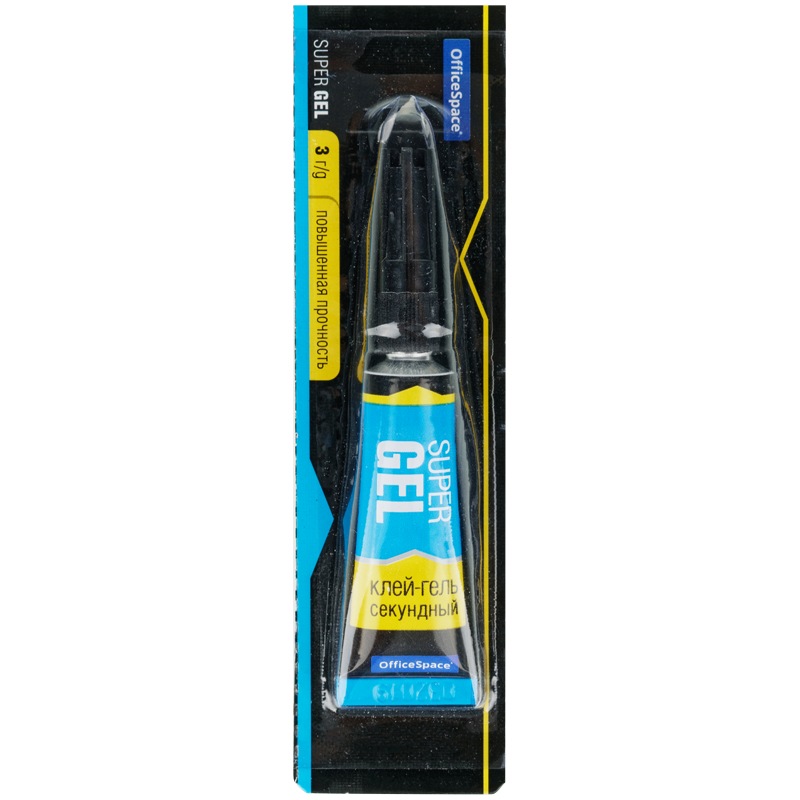 картинка Клей моментального действия, 3 гр, гель, "Super Gel", OfficeSpace, 278009 от магазина Альфанит в Кунгуре