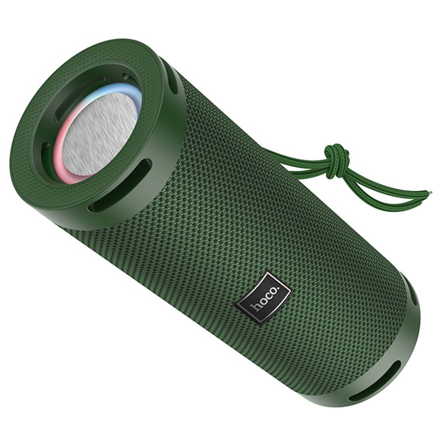 картинка Портативная колонка Hoco HC9 Dazzling pulse, 10Вт, 1800мАч, Bluetooth, USB, радио, microSD, темно-зеленый от магазина Альфанит в Кунгуре