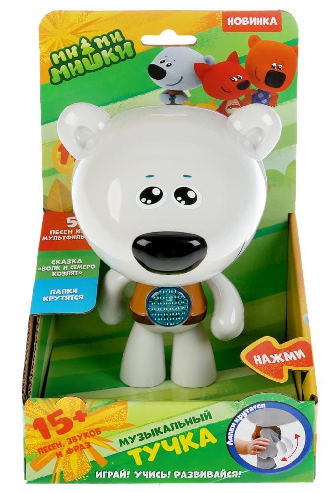 картинка Игрушка музыкальная, 14*21 см, "Тучка. Мимимишки", Умка, HT851-R от магазина Альфанит в Кунгуре