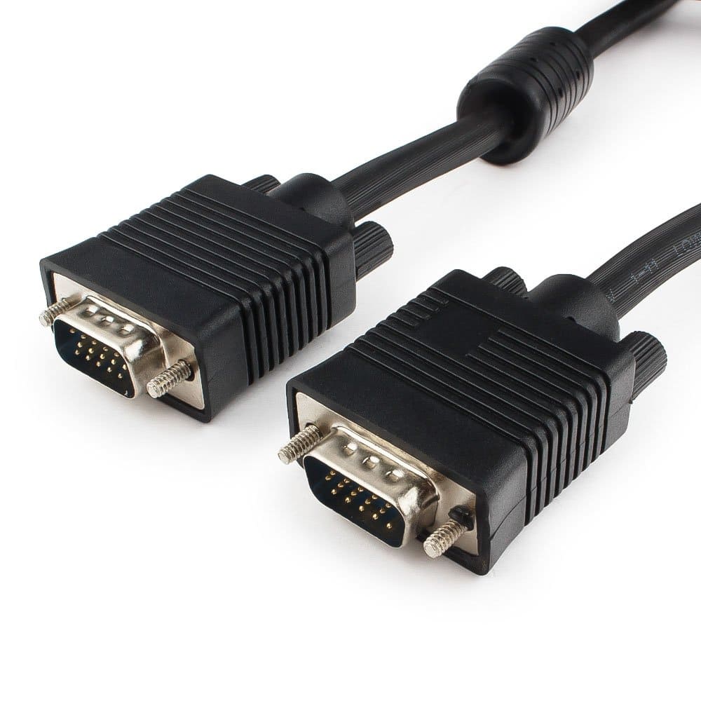 картинка Кабель SVGA сигнальный для монитора 5.0м Premium CC-PPVGA-5M-B, Gembird/Cablexpert от магазина Альфанит в Кунгуре