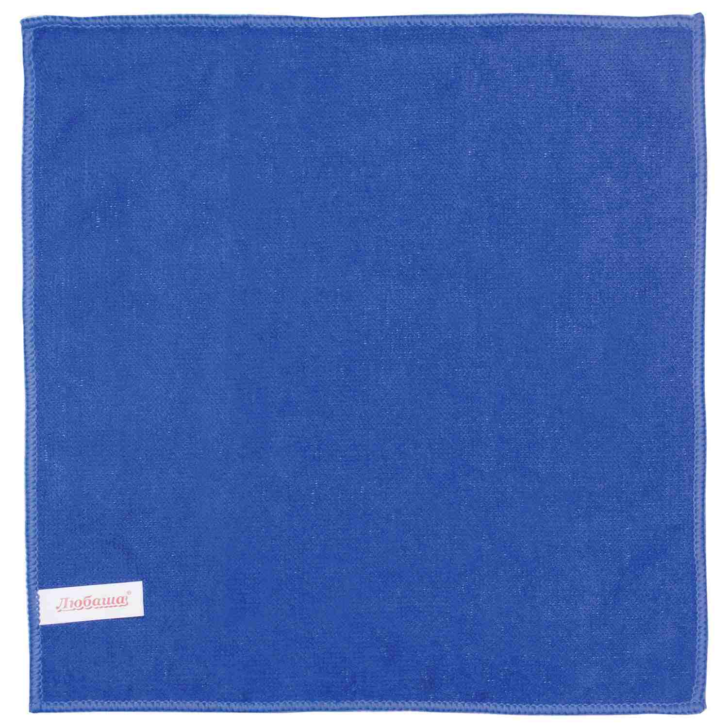 картинка Салфетка из микрофибры, 30*30 см, синий, универсальная, "Эконом", Любаша, 603949 от магазина Альфанит в Кунгуре