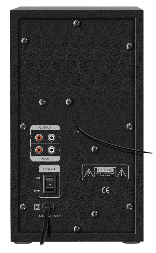 картинка Акустическая система 2.1 Defender Eclipse, 40Вт, черный, 65593 от магазина Альфанит в Кунгуре