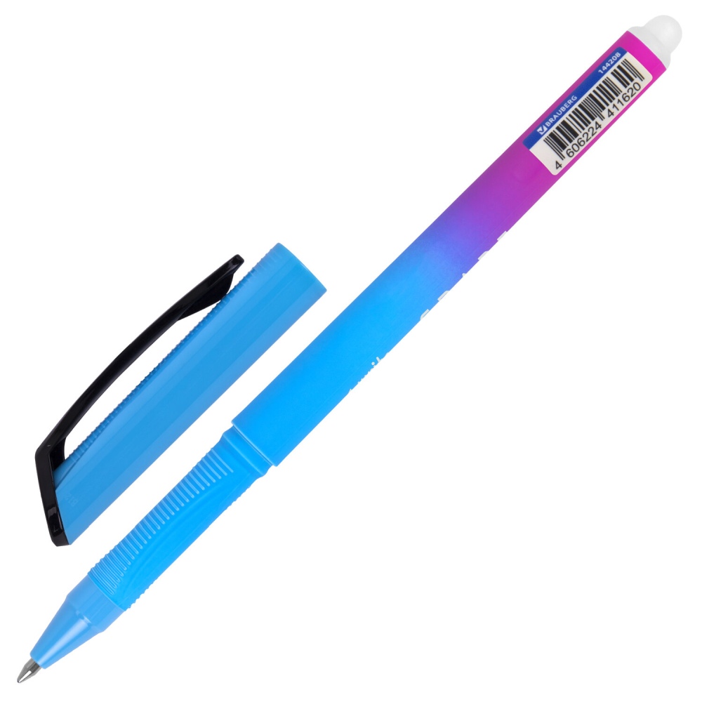 картинка Ручка гелевая стираемая, 0,7 мм, синяя, soft-touch, "Grade", BRAUBERG, 144208 от магазина Альфанит в Кунгуре