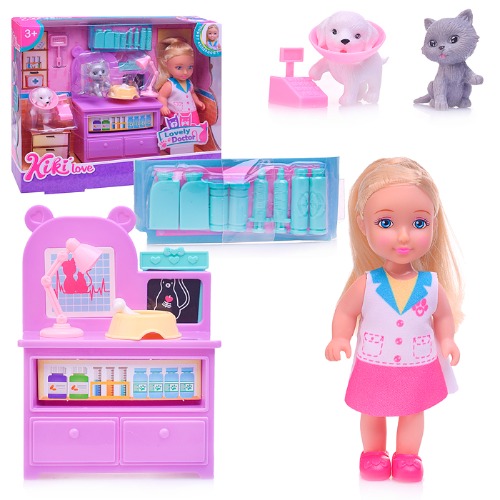 картинка Кукла, 12 см, с аксессуарами, в коробке, "Kiki love", 88019 от магазина Альфанит в Кунгуре